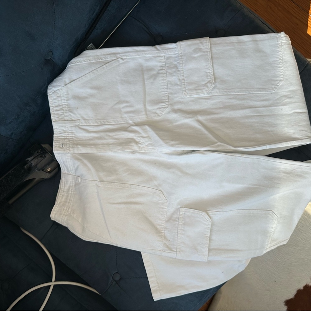 Zara White Cargo Pants